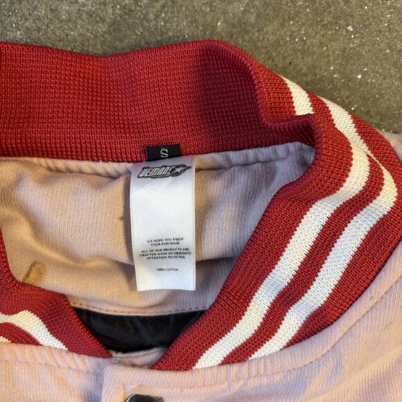 Demons Basement Sailor Moon Varsity Jacket Embroidered Pink Varsity Size Small - Picture 3 of 7